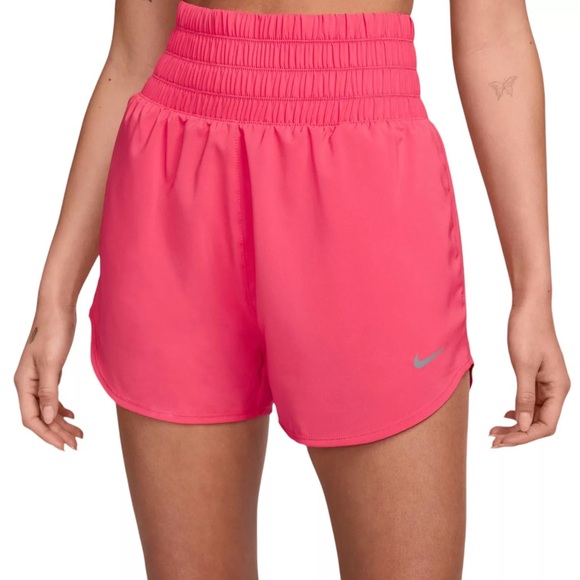 Nike Pants - EUC Nike Dri Fit Pink High Waisted Shorts S Small brief-lined